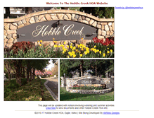 Tablet Screenshot of hobblecreekhoa.com